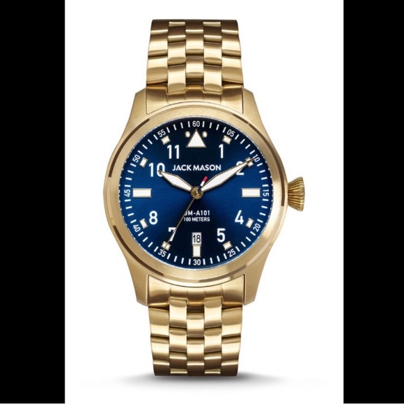 jack mason gold watch